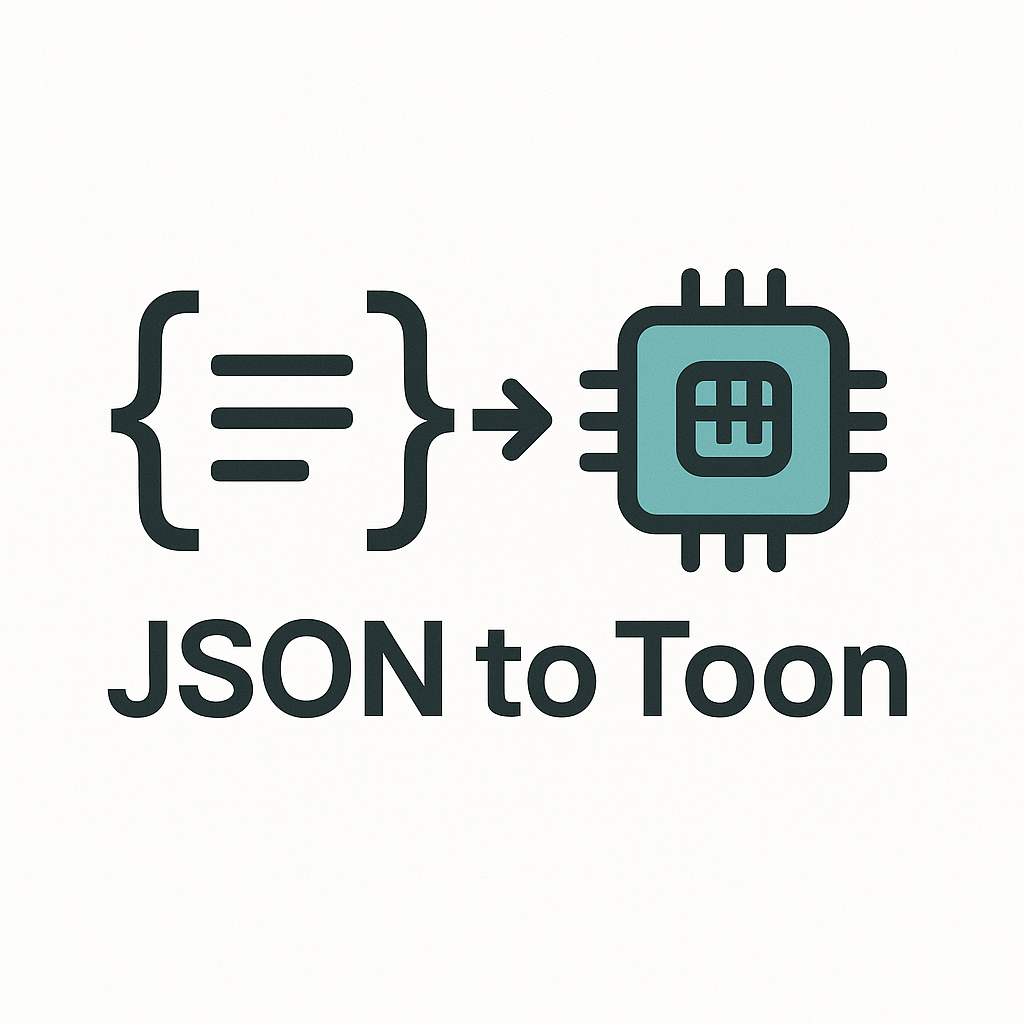 JSON to TOON Logo